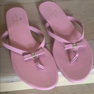 Kate Spade Blush Pink Bow Sandals, size 9